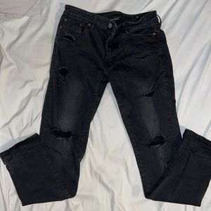 American Eagle Slim Next Level Flex Ripped Jeans